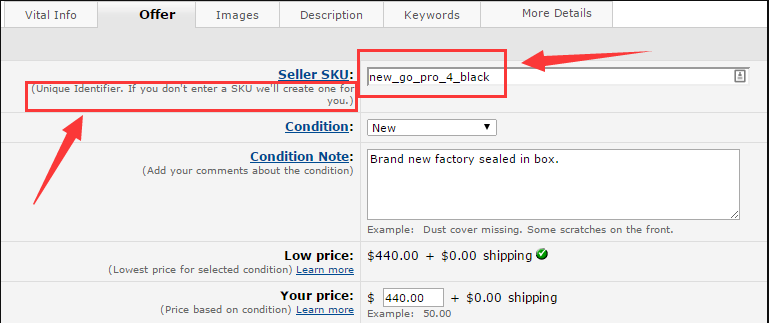 Setting up the SKU name in Seller Central – BQool Support